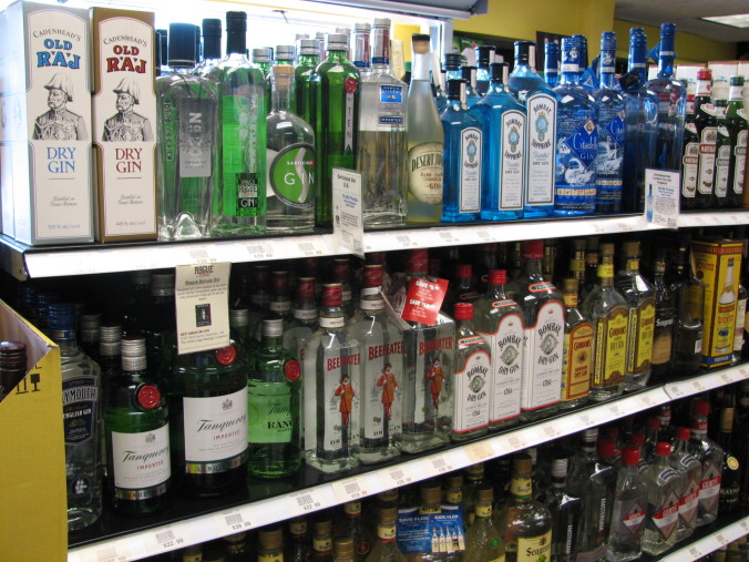 liquor store